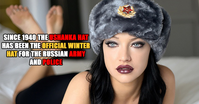 Ushanka - Since 1940 The Ushanka Hat Has Been The Official Winter Hat For The Russian Army And Police