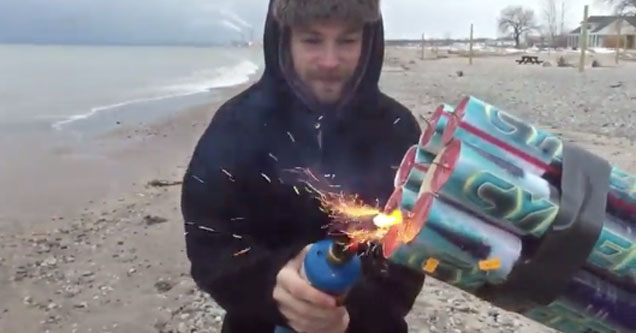 Impressive Roman Candle Minigun