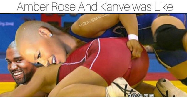 The Internet Reacts To Kanye West Getting Called Out By Amber Rose