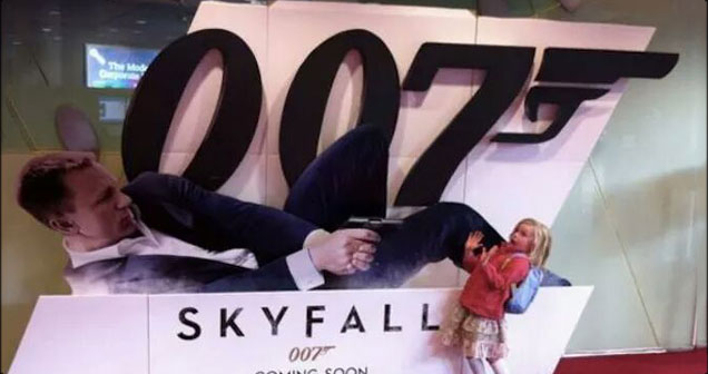 james bond skyfall - Sky Fall 007 Coming Soon jasonregurgitateshisthoughts this girl's sense of humor is far ahead of her age