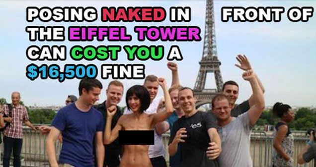 people posing in front of the Eiffel tower