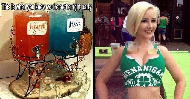 health mana drinks - This is when you know you're at the right party Health Mana | hot blonde a cup