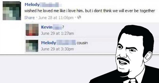 material - Melody wished he loved me i love him. but i dont think we will ever be together June 28 at pm Kevin ? June 29 at am cousin Melody June 29 at pm