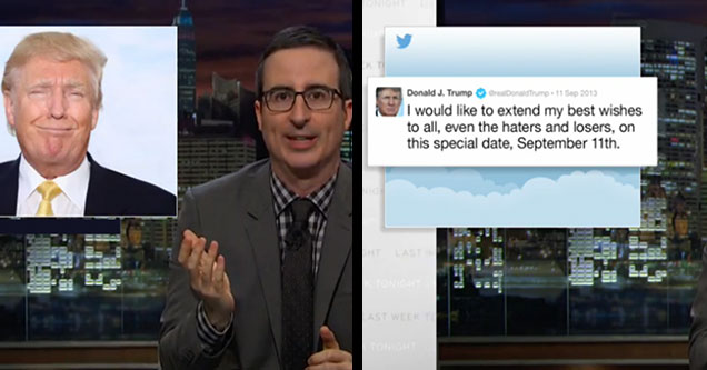 John Oliver Explains Very Clearly Why You Shouldn't Vote For Trump