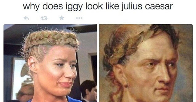 comparison between iggy azalea and julius caesar