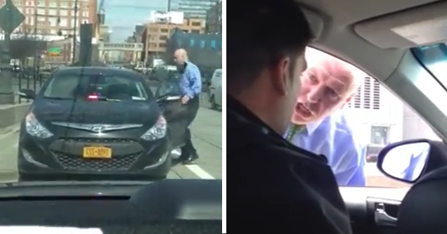 Off Duty Nypd Officer Launches Verbal Assault At Uber Driver Creepy Video Ebaum S World