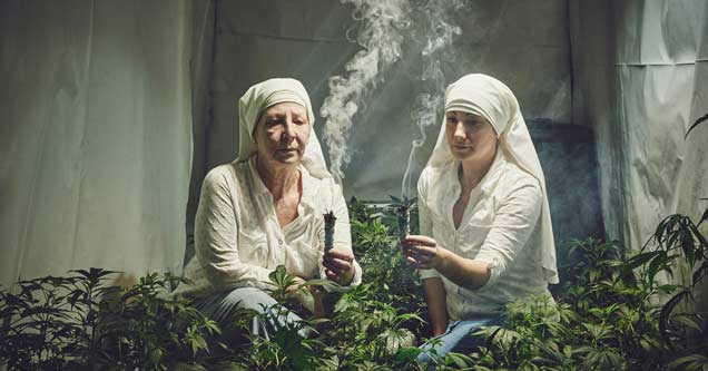 nuns smoking weed