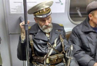 The Russian subway doesn't need radiation to be weird as f*ck.