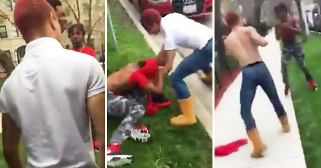 Guy Wearing Uggs Kicks Bully's Ass With Awkward Fighting Style