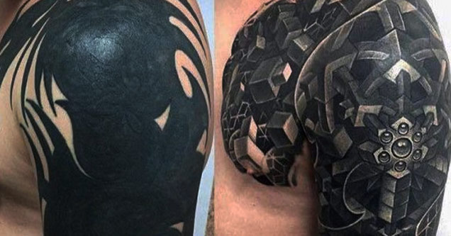 before and after tattoo coverup