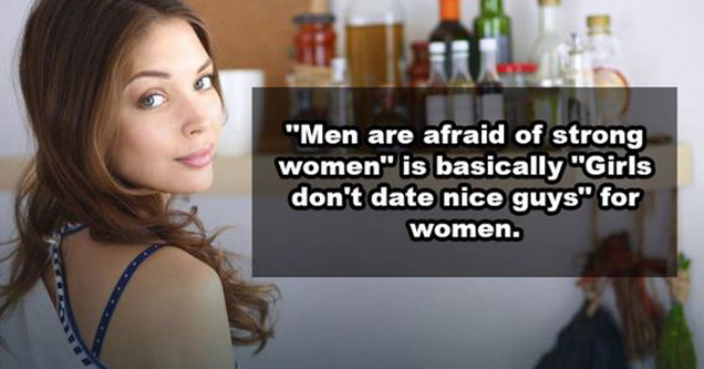 strong women don t get scared -