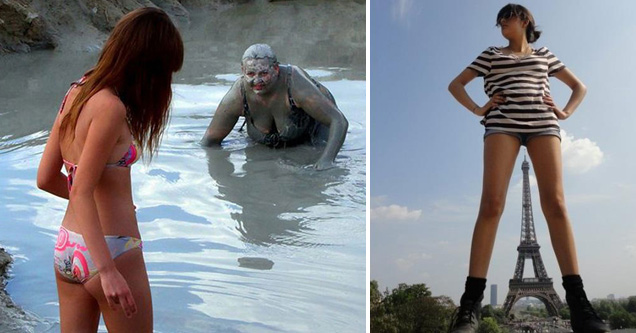 memes - bikini - Watch As The Hippo Defends Its Territory...