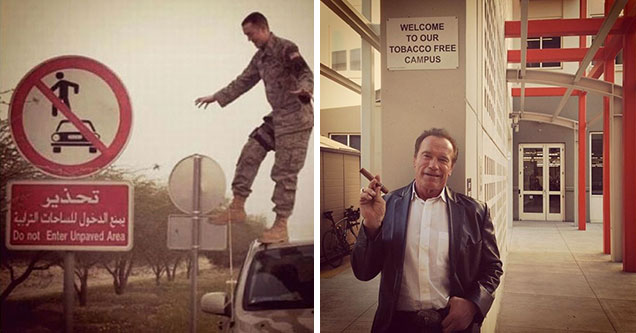 arnold schwarzenegger no smoking - Welcome To Our Tobacco Free Campus