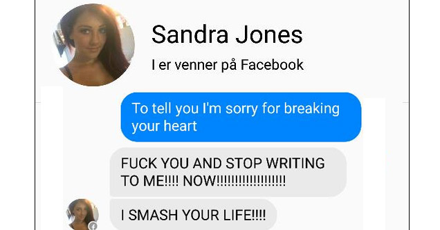 trolls on facebook - d O Inviter 13% _ 21.27 K O Sand... 2 min Sand. Inviter Sandra Jones I er venner p Facebook 20.47 Hello beautyfull Hello I think you are sexy man Hello hello hello It's me yes i know Skriv en besked ...