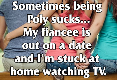 Confessions of the awkward situations some poly-couples deal with.
