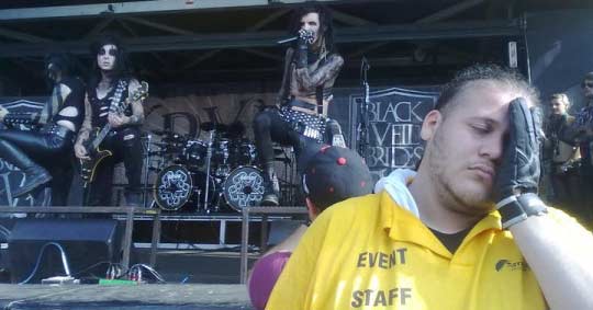 black veil brides security guard - Event Staff