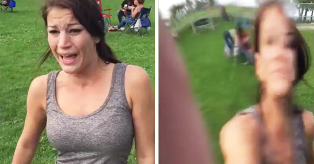 Racist Girl Screams N-Word And Gets Physical At Festival