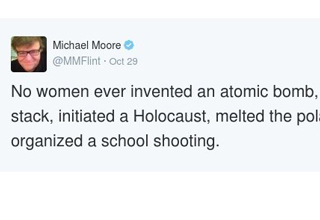 He should probably be "Moore" careful before he posts to twitter...