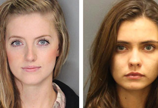 Good-lookin' girls who got caught doing bad things.