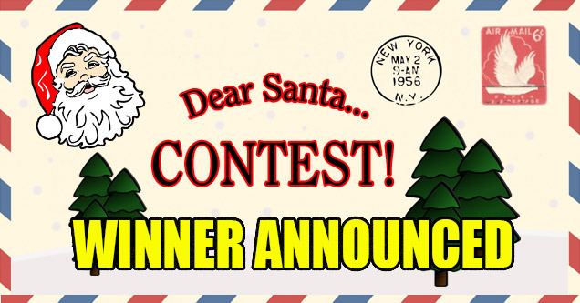 Dear Santa Contest Winner