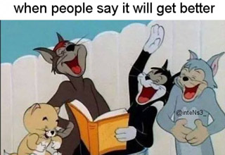 Sad and dark memes that are only funny if you can laugh at yourself. 