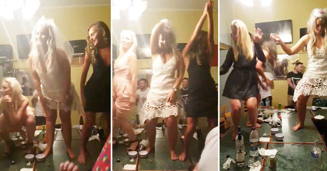 Bachelorette Party Gets A Little Out Of Control Video