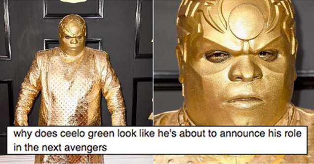 cee lo green gold dust - Common White Girl y why does ceelo green look he's about to announce his role in the next avengers 47 109 174