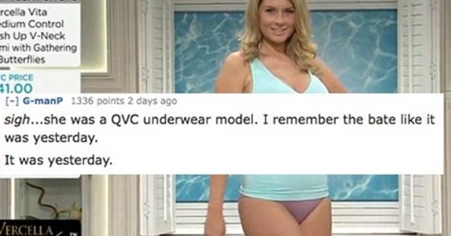 qvc underwear model