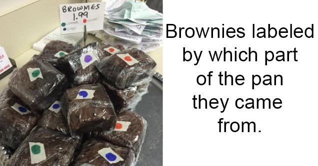 15. These brownies that are labeled based on which part of the pan they came from. Browmes 1.99 Code . 5880602