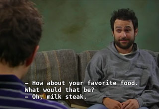 All the best and worst meals from 'It's Always Sunny In Philadelphia.