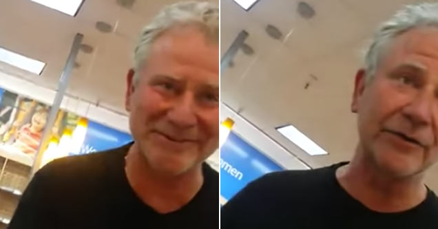 stills from video of an old white man