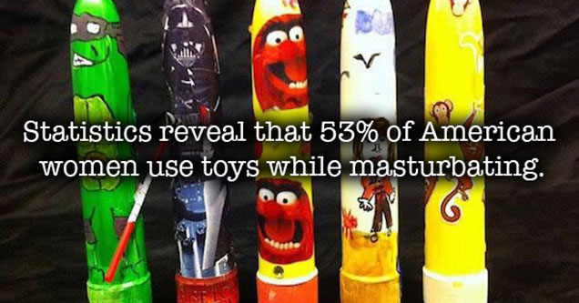 things to use for masturbation - Statistics reveal that 53% of American women use toys while masturbating.