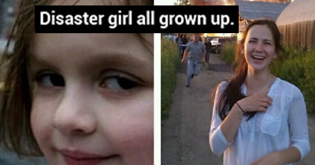 disaster girl grown up