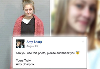 Amy decided it would be smart to contact the police through Facebook.