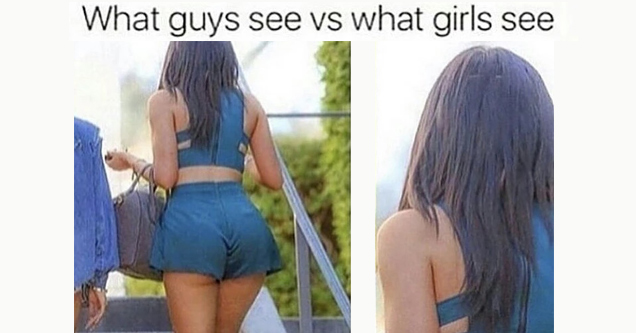 ￼cake meme girl - What guys see vs what girls see