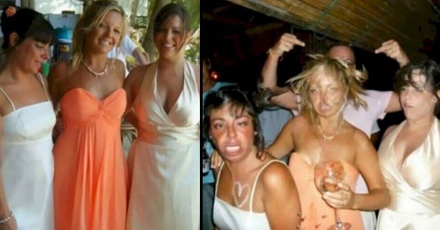 People Post Before And After Pics Of A Night Out On The Town - Funny Gallery