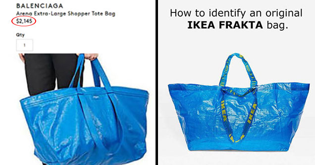 Ikea Trolls Balenciaga's Lookalike Tote In Best Way Possible - Ikea  Balenciaga Tote