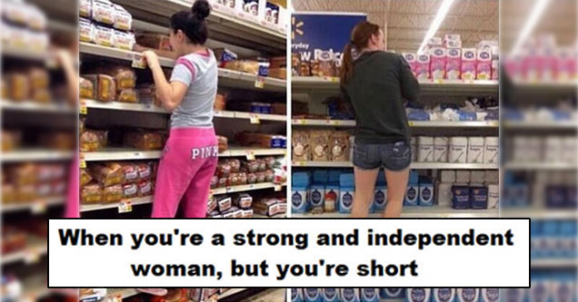 memes - can t reach the top shelf - ryday Sw Oooo Pin Oooouuuuuu loud uur When you're a strong and independent woman, but you're short