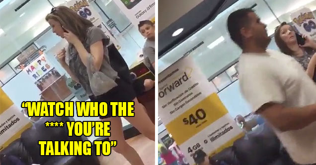 rude woman goes off on a stranger who was just trying to help her