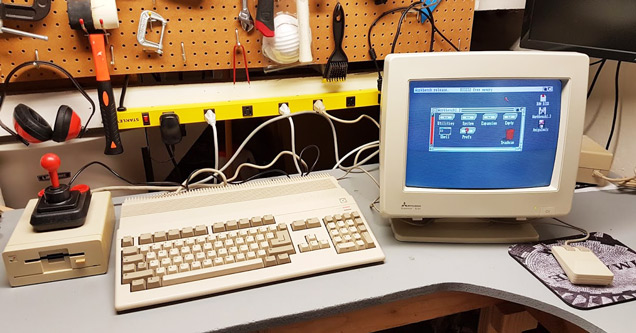 Amiga 500 computer found on Craigslist