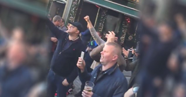 Manchester Football Hooligans Take To The Streets With New ISIS Chant