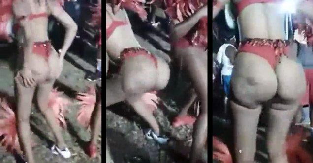 Girl's Butt Implant Explodes While She Twerks Her Heart Out