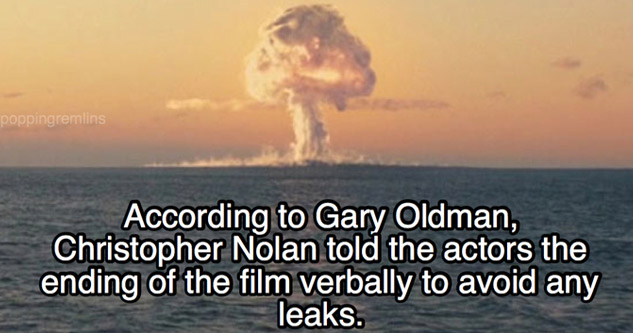 nuclear blast with fact about batman ending told to gary oldman