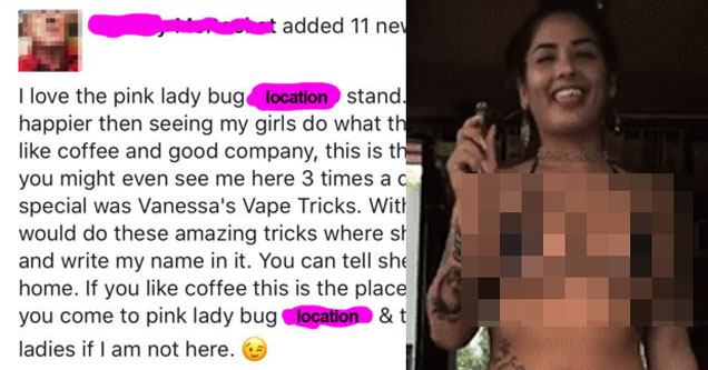 NSFW: Pervy Old Man Posts Bikini Barista Pics On Facebook, Gets Called Out By Grandson