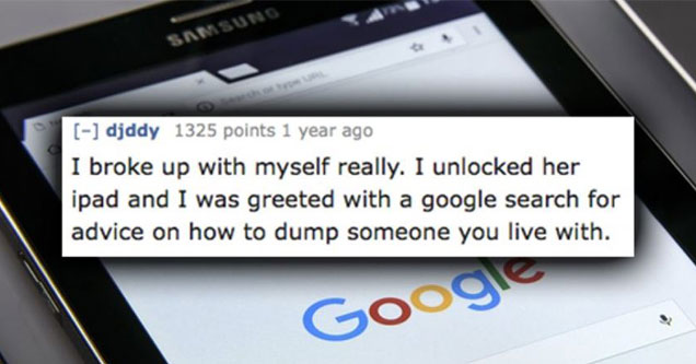 funny and sad ways that people were dumped