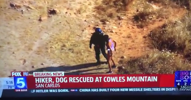 woman talking to cop out in the desert