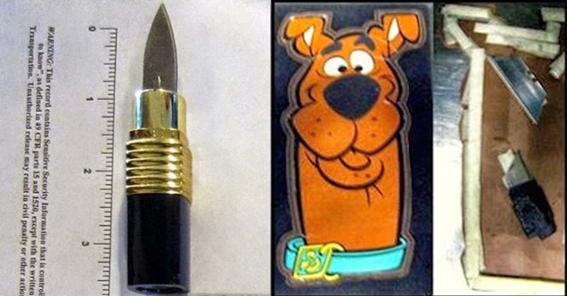 lipstick knife, scooby doo razor blades