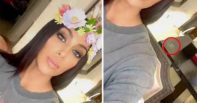 kim kardashian gets caught with cocaine on her snapchat