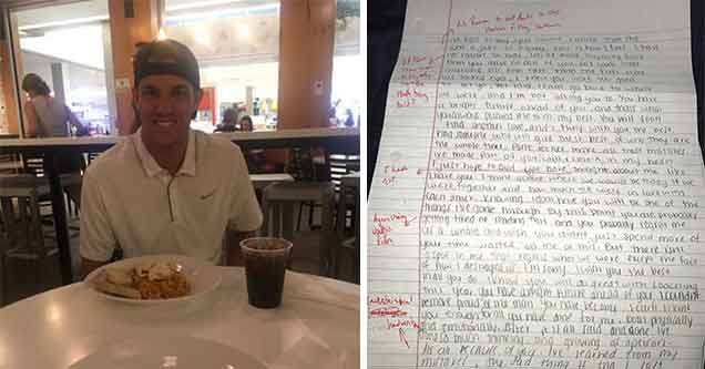 dude grades his ex's apology letter