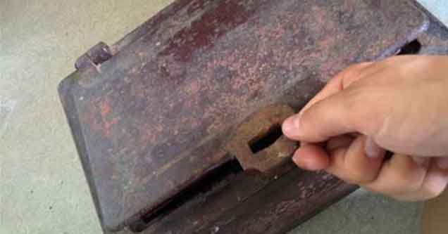 a mysterious chest found inside of an old home is opened